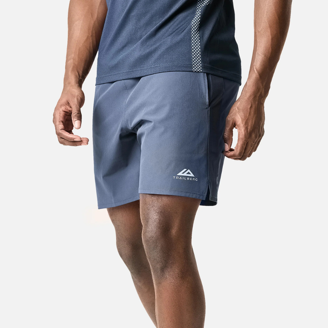 Trailberg Apex Seamless T-Shirt / Shorts Set - Storm Blue