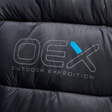 OEX Monro Puffer Coat - Charcoal / Black