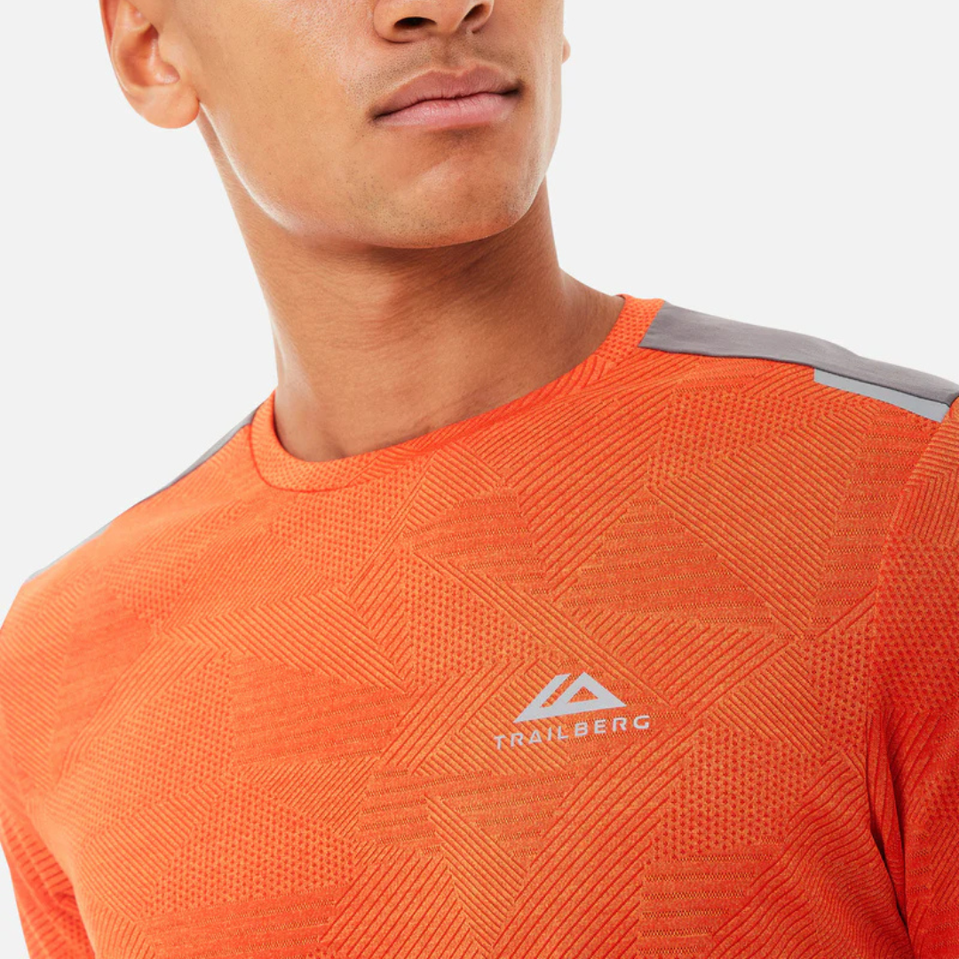 Trailberg Dimension T-Shirt - Orange/Grey