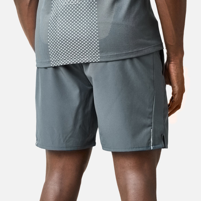 Trailberg Apex Seamless T-Shirt / Shorts Set - Graphite Grey/Neon Lime