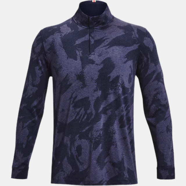 Under Armour Jacquard Half Zip - Blue