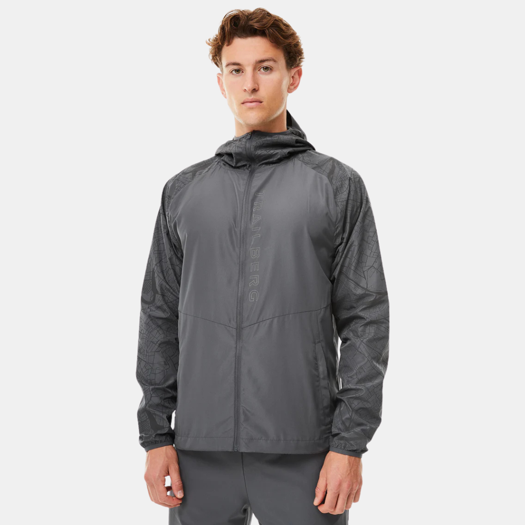 Trailberg Geneva Windbreaker - Charcoal Grey