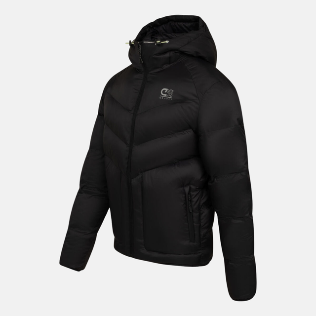 Cruyff Hematite Puffer Coat - Black