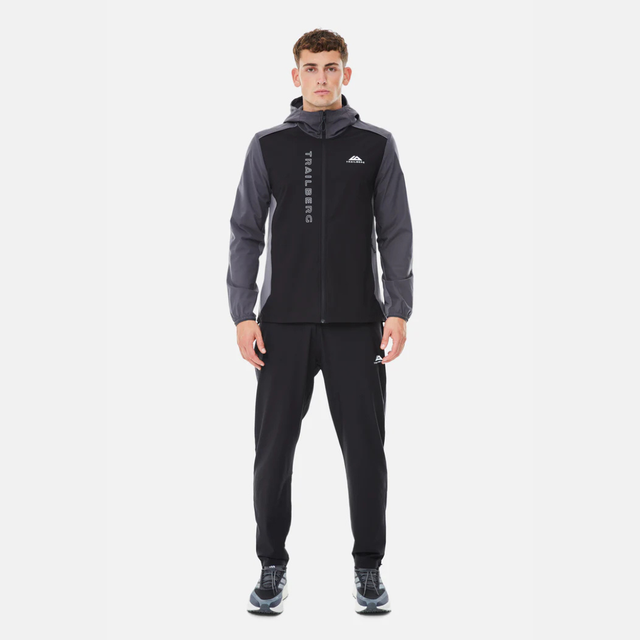 Trailberg Triathlon AW25 Tracksuit - Black/Asphalt