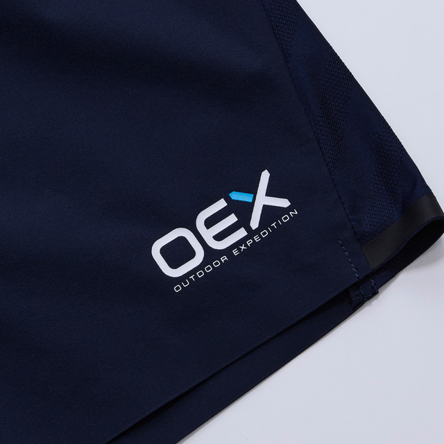OEX Flash T-Shirt / Dyno Shorts Set - Navy/Blue