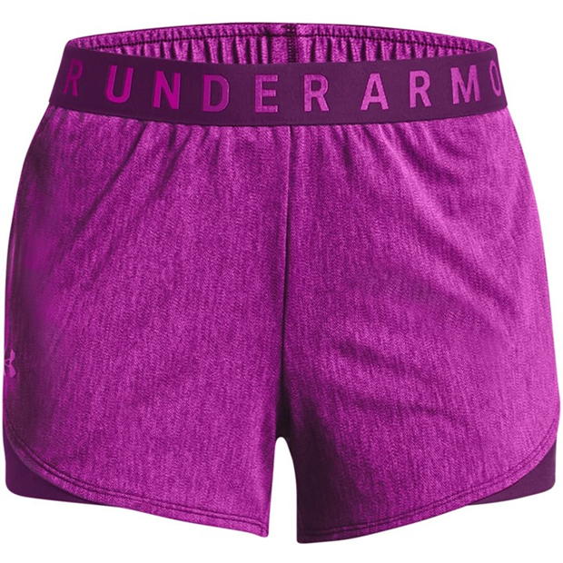 UNDER ARMOUR WOMEN'S PLAY UP SHORTS - PURPLE