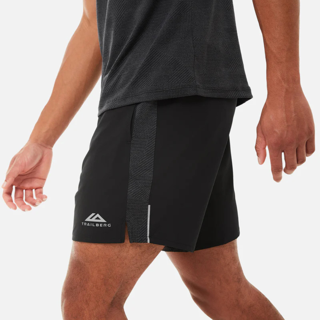 Trailberg Dimension T-Shirt / Shorts Set - Black/Grey