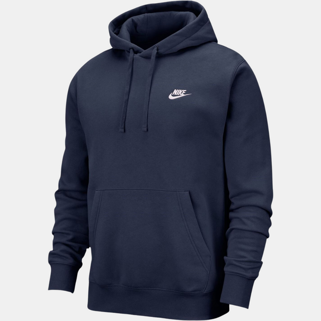 Nike Club Fleece Pullover Hoodie - Navy