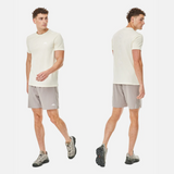 Trailberg Crest T-Shirt / Essentials Short Set - Dune / Pale Taupe