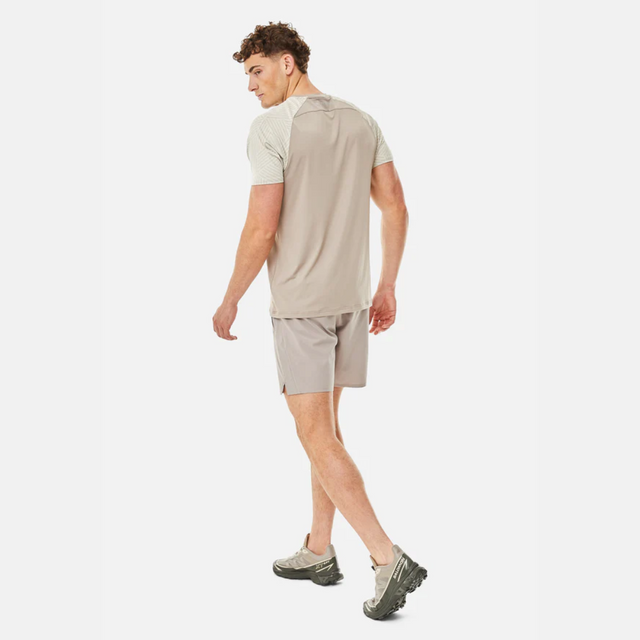 Trailberg Axis T-Shirt / Shorts Set - Pale Taupe
