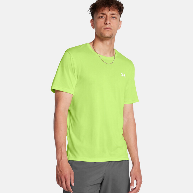 Under Armour Launch T-Shirt / Shorts - Neon/Black