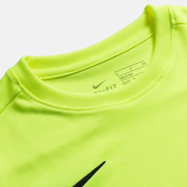 Nike Junior Dri-Fit Tshirt / Shorts Set - Volt Green / Black