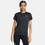 Under Armour Women's Tech Tshirt / Shorts Set - Black/Pink
