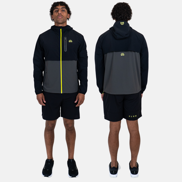 Flux Versatility Jacket / Shorts Set - Black/Neon