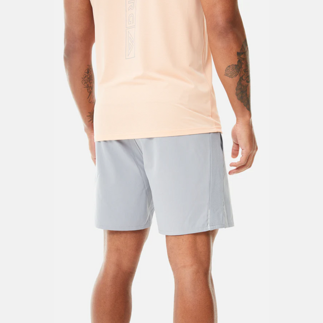 Trailberg Crest T-Shirt / Essentials Short Set - Electric Blue / Grey