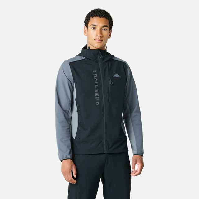 Trailberg Triathlon Ultra Windbreaker - Black/Graphite Grey