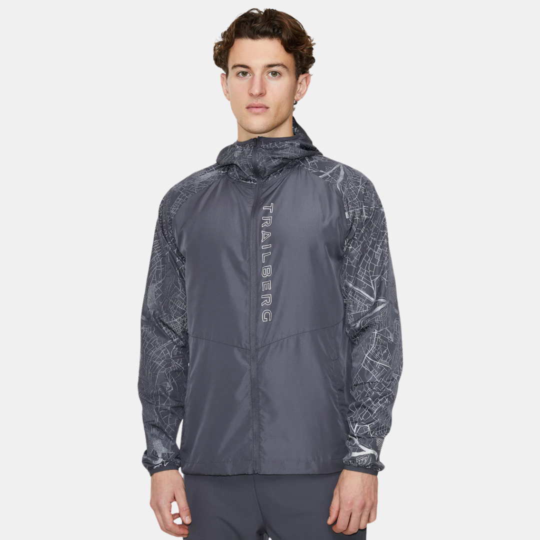 Trailberg Geneva Windbreaker - Charcoal Grey