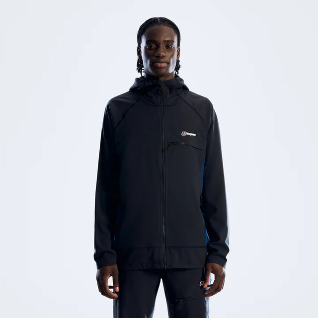 Berghaus Wavertree Hooded Jacket - Black/Blue