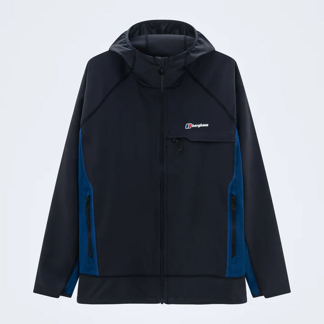 Berghaus Wavertree Hooded Jacket - Black/Blue