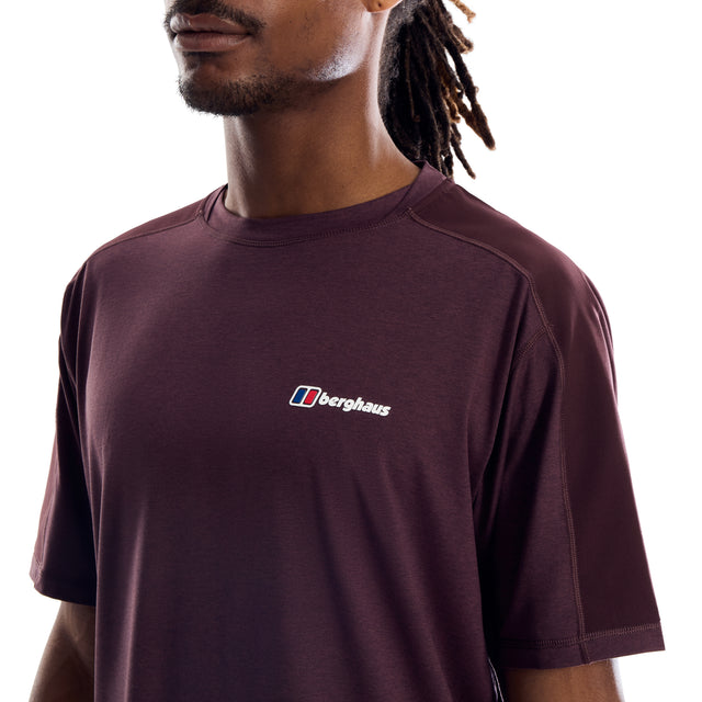 Berghaus Farndale Tech T-Shirt - Burgundy