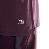 Berghaus Farndale Tech T-Shirt - Burgundy