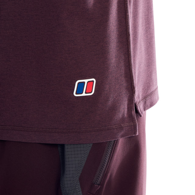 Berghaus Farndale Tech T-Shirt - Burgundy