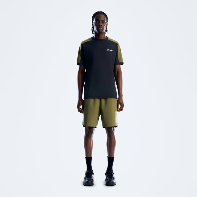 Berghaus Farndale Tech T-Shirt - Black/Khaki