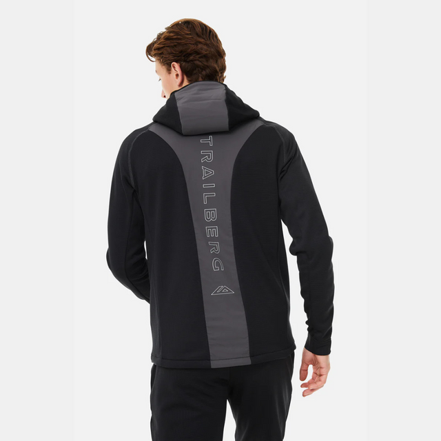 Trailberg Glacier Fleece Tracksuit - Black/Grey