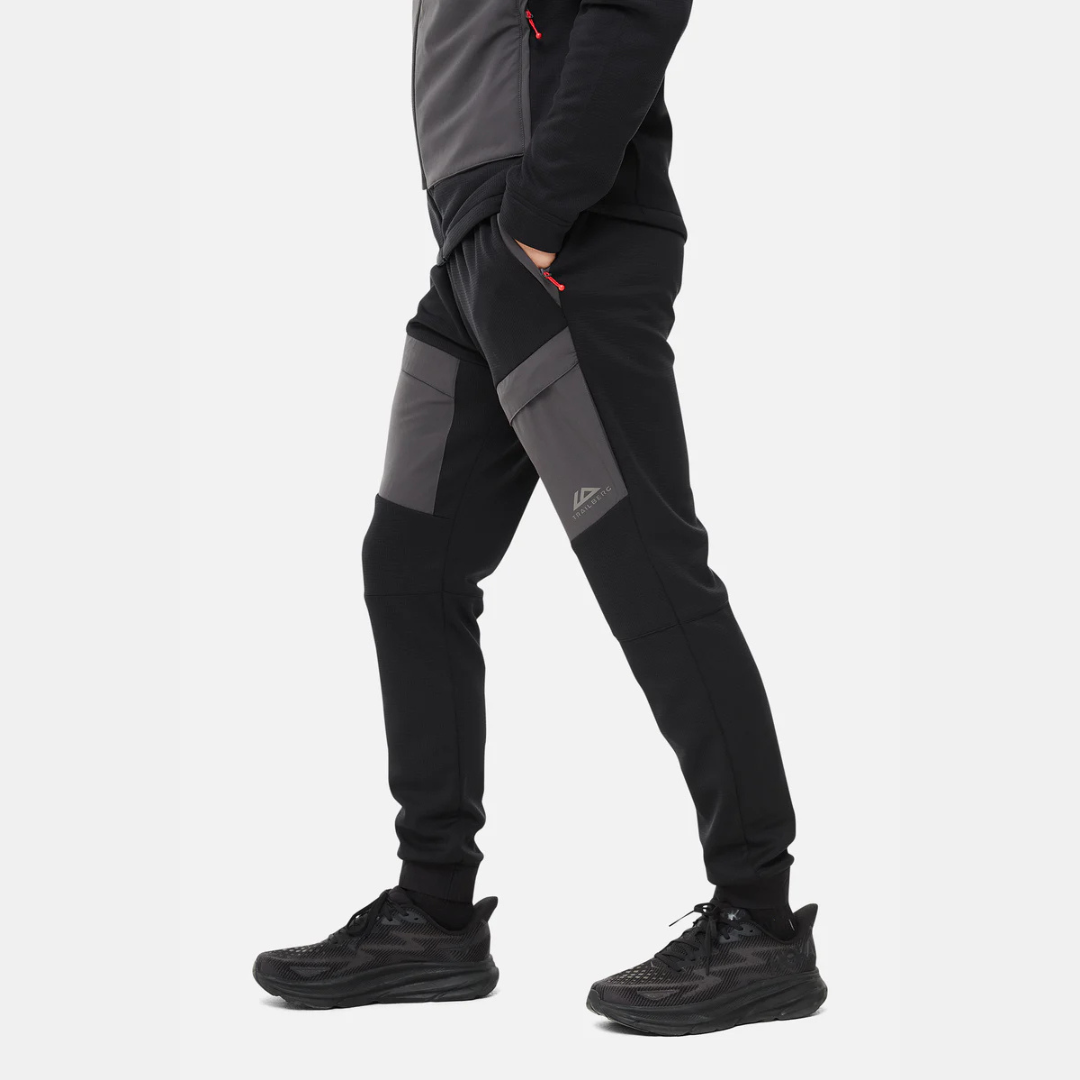 Trailberg Glacier Fleece Pants - Black/Grey