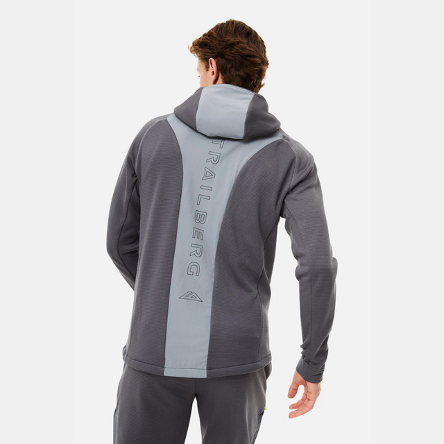 Trailberg Glacier Fleece Hood - Grey/Charcoal