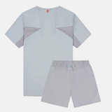 Cruyff Hydrogen T-Shirt / Shorts Set - Light Grey