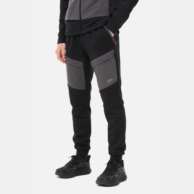 Trailberg Glacier Fleece Tracksuit - Black/Grey