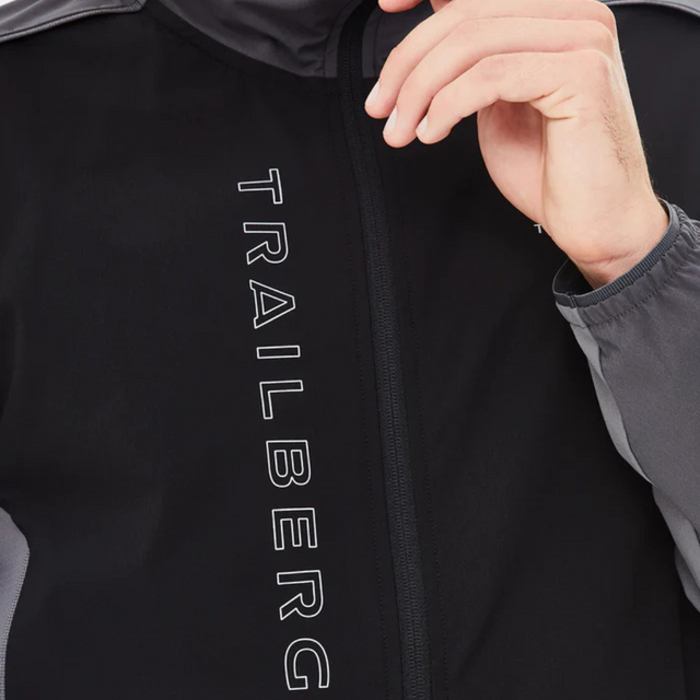 Trailberg Triathlon AW25 Tracksuit - Black/Asphalt