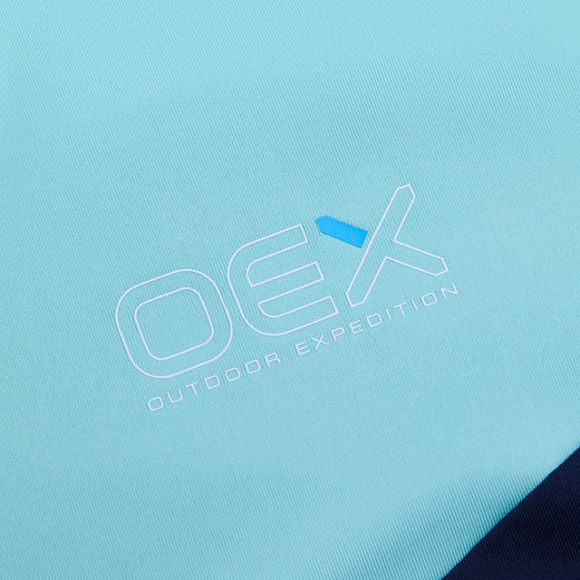 OEX Flynn T-Shirt / Shorts Set - Aqua/Navy