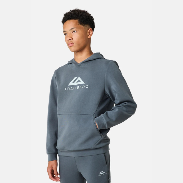Trailberg Boys Stormlight Hood - Graphite Grey