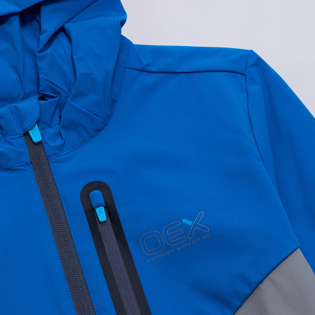 OEX Junior Fell Tracksuit - Grey/Blue