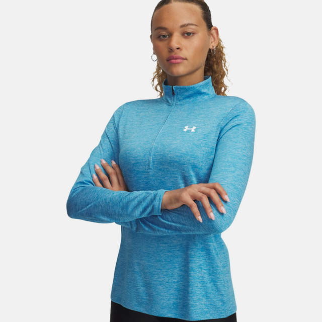 Under Armour Women's Tech Twist 1/4 Zip - Blue