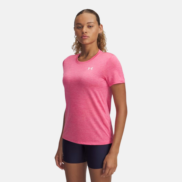 Under Armour Women's Tshirt / Shorts Set - Pink/Black