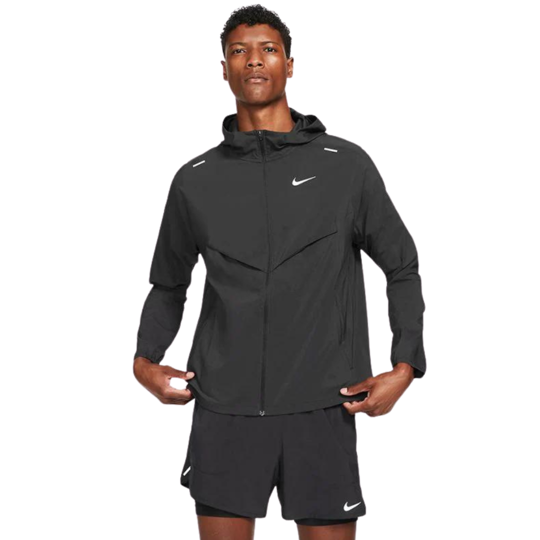 Nike Packable Repel Windbreaker Jacket - Black