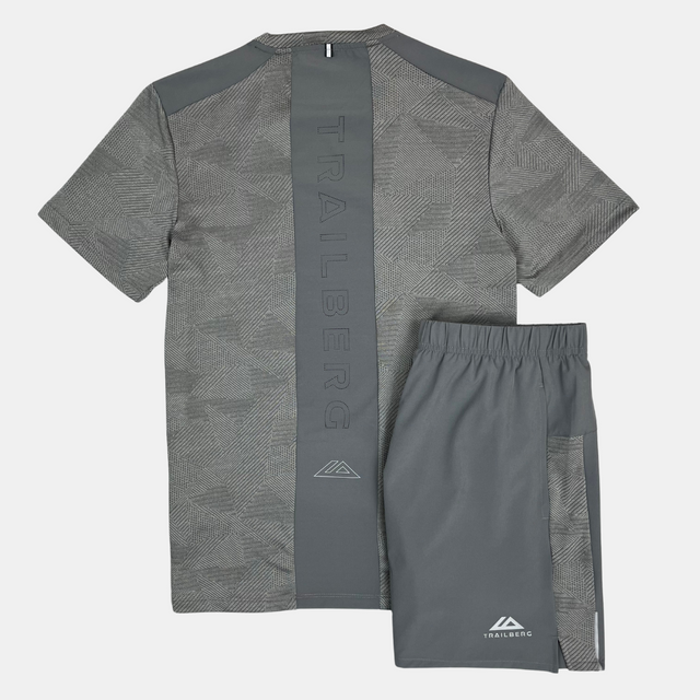 Trailberg Dimension T-Shirt / Shorts Set - Grey