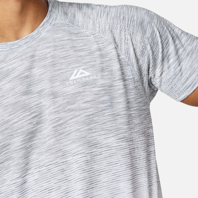 Trailberg Arc Seamless 2.0 T-Shirt - White/Concrete Grey
