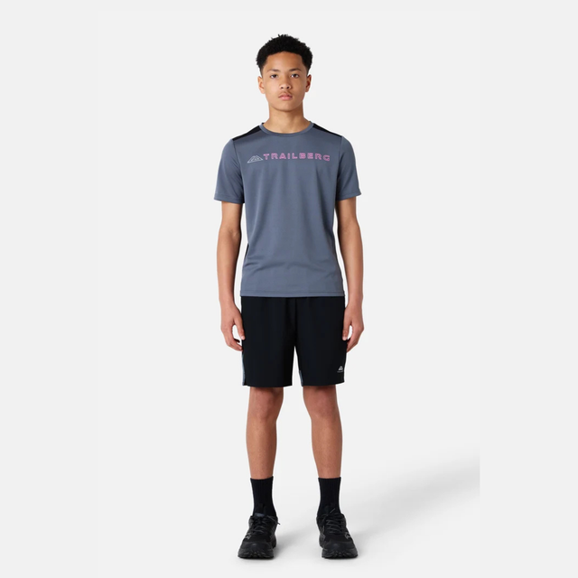 Trailberg Boys Triathlon 4.0 Tee Storm Grey/Black