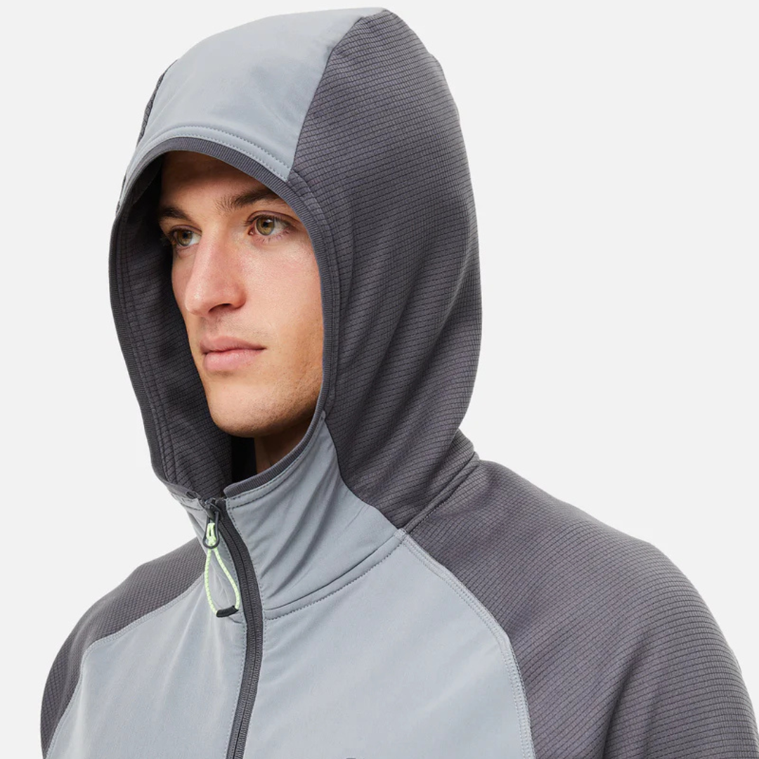 Trailberg Glacier Fleece Hood - Grey/Charcoal