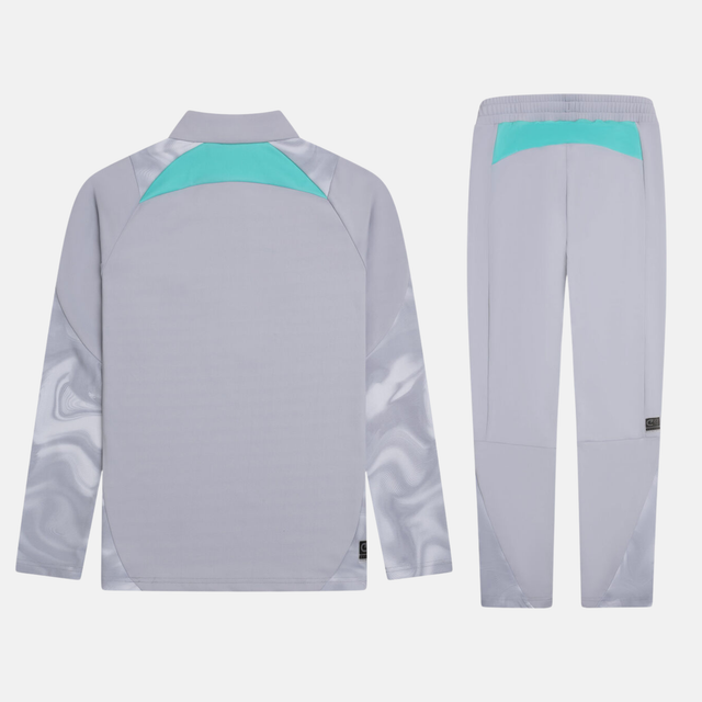 Cruyff Junior Defense Tracksuit - Light Grey