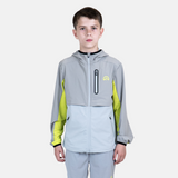 Flux Junior SS25 Versatility Jacket - Grey/Neon