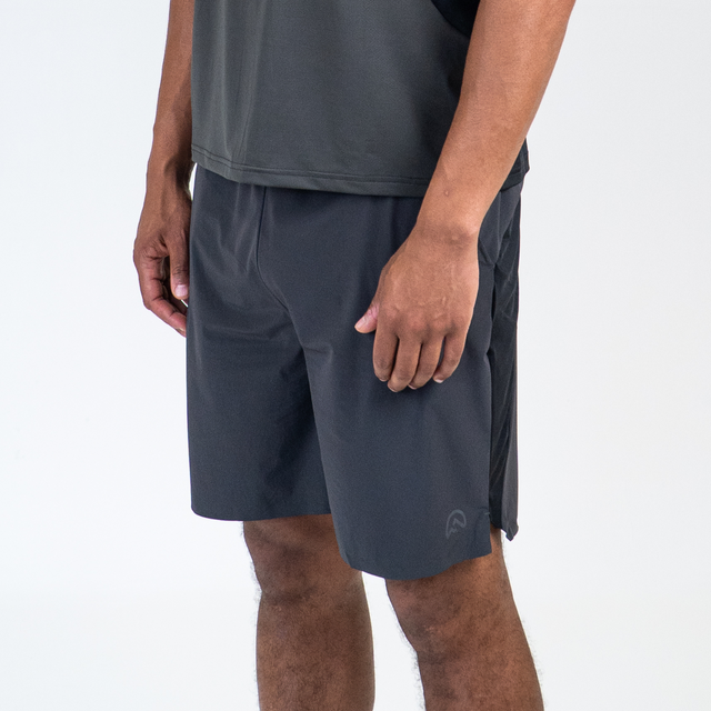 Flux Tech T-Shirt / Shorts Set - Charcoal