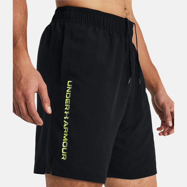 Under Armour Launch T-Shirt / Shorts - Neon/Black