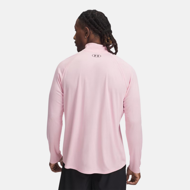 Under Armour Tech 1/4 Zip / Shorts Set - Pink/Black