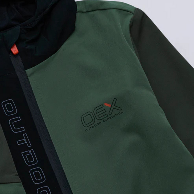 OEX Junior Pennine Tracksuit - Khaki/Black