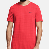 Under Armour Seamless Grid T-shirt / Shorts Set - Red/Black